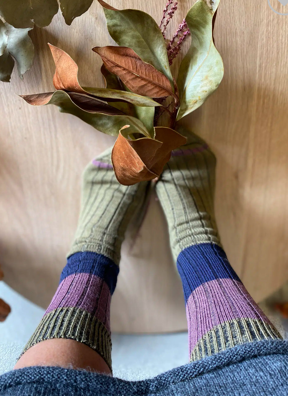 Chunky Rib Socks - Cecil & Gunn Collections