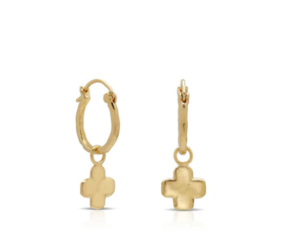 Rustic Cross earrings - Cecil & Gunn Collections