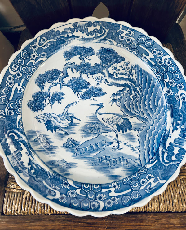 Oriental blue and white Chargers - Cecil & Gunn Collections