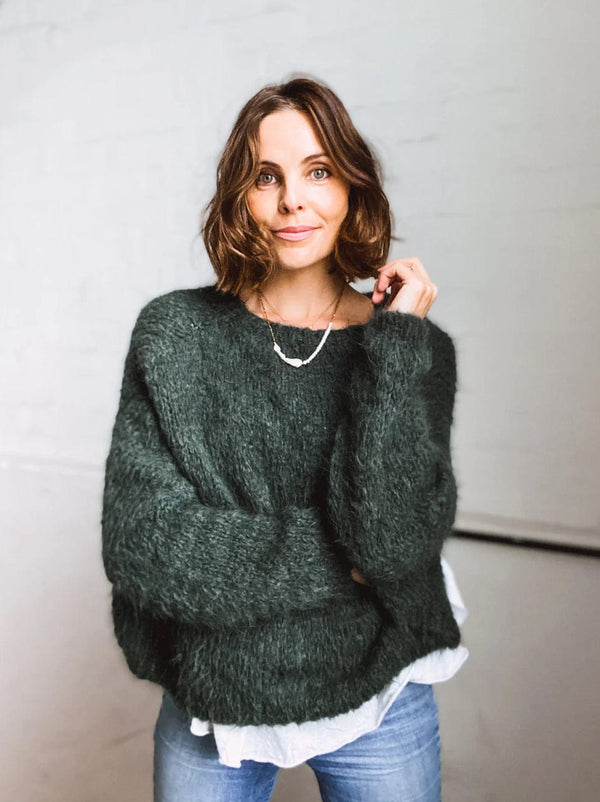 Amano by Lorena Laing - Jumper - Tie back Sweater - Cecil and Gunn