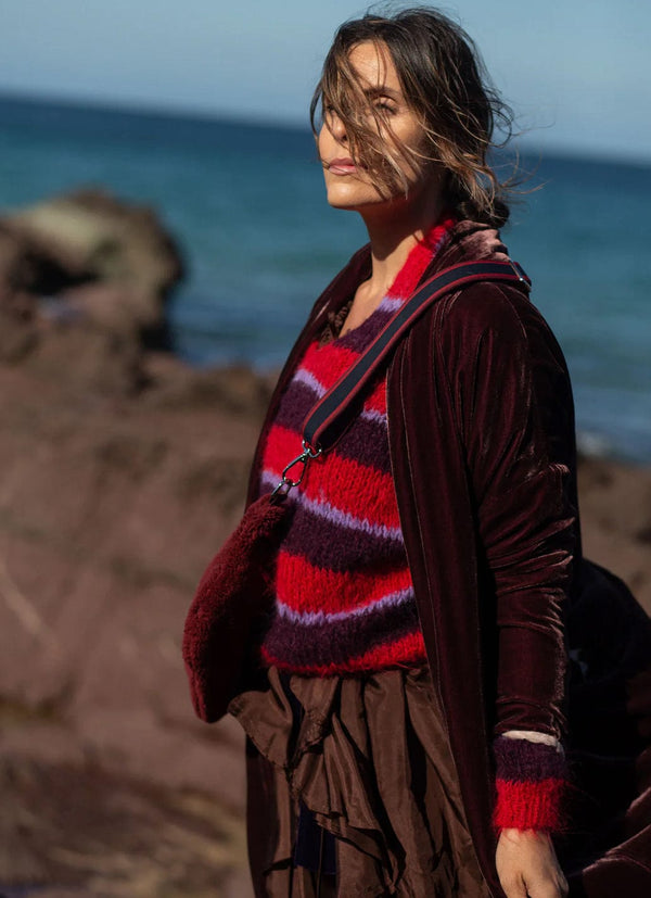 Amano by Lorena Laing - Jumper - V-Neck Knit - Cecil and Gunn