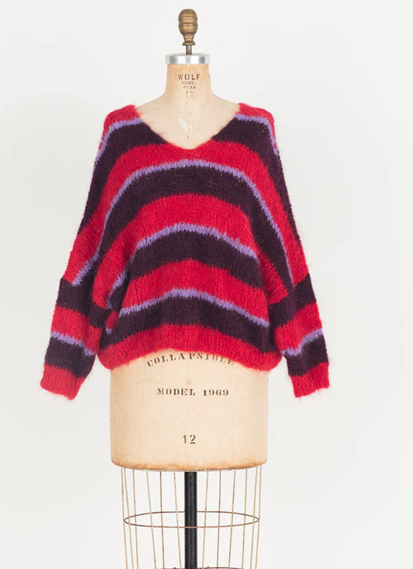 Amano by Lorena Laing - Jumper - V-Neck Knit - Cecil and Gunn