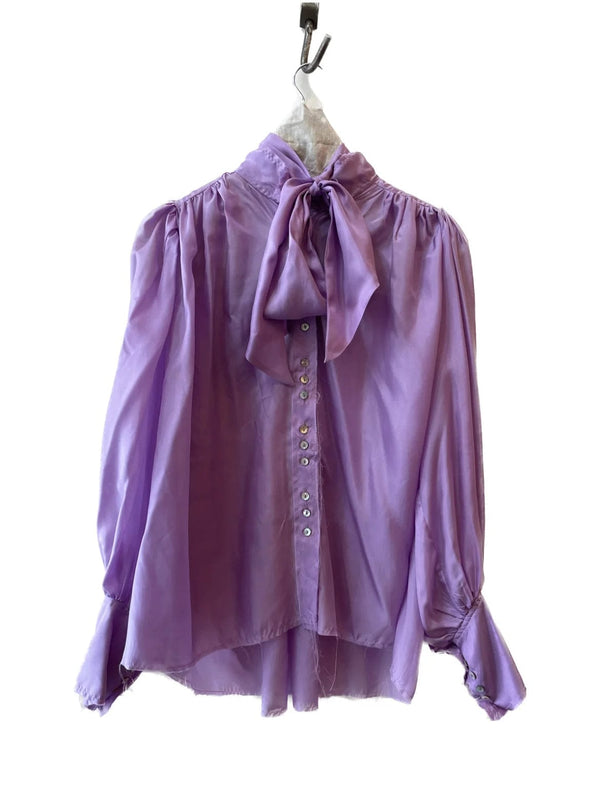 Amano by Lorena Laing - Shirt - Neck Tie Blouse - Cecil and Gunn