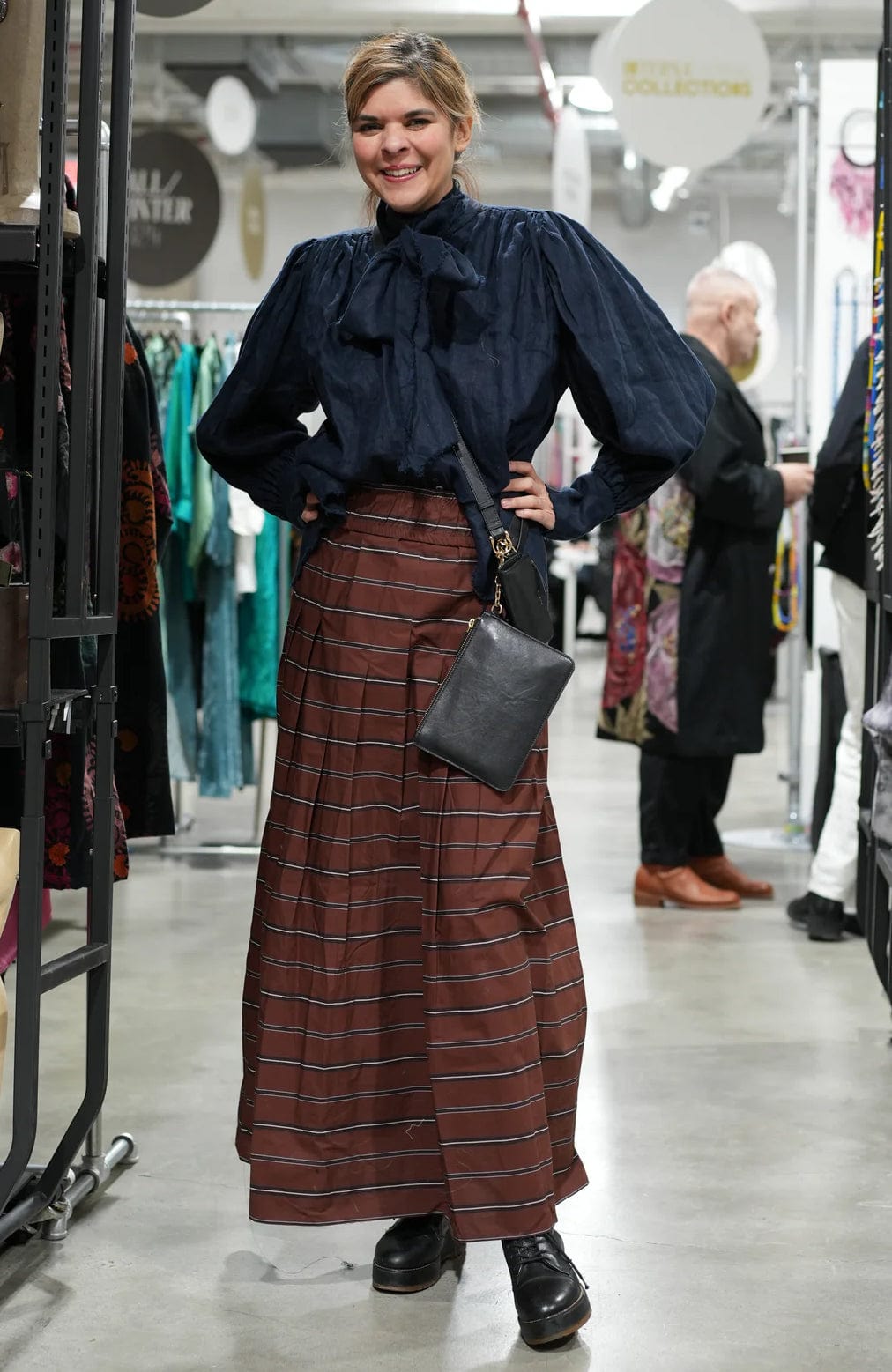 Amano by Lorena Laing - Skirt - Pleats Maxi Skirt - Cecil and Gunn