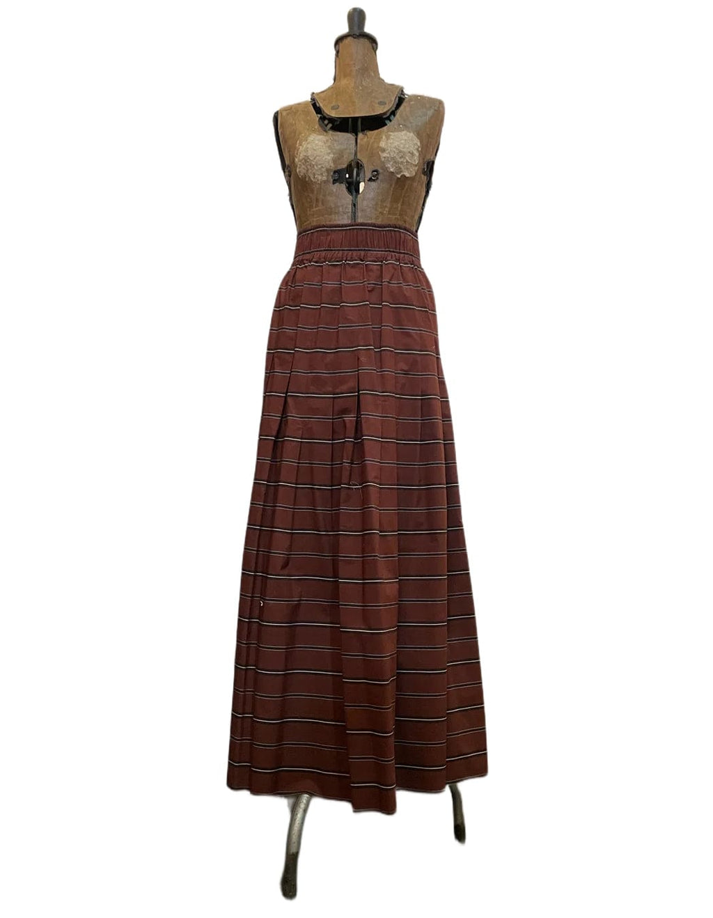 Amano by Lorena Laing - Skirt - Pleats Maxi Skirt - Cecil and Gunn