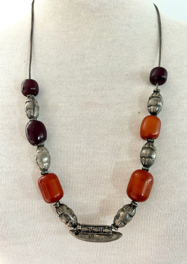Antique - Necklace - Antique Baltic Amber necklace - Cecil and Gunn