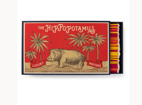 Archivist - Decor - Giant Hippopotamus matches - Cecil and Gunn