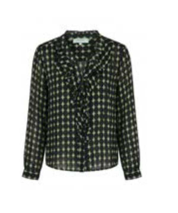 Caravan and Co - Shirt - Frill Front shirt - Cecil and Gunn