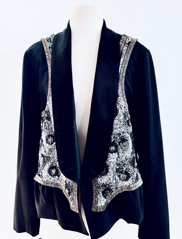 Cecil and Gunn - Jacket - One of Black embellished Blazer - Cecil and Gunn