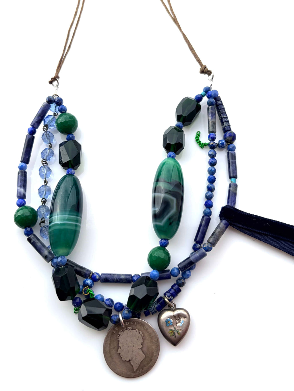 Cecil and Gunn - Necklace - Blue and Green should always be seen - Cecil and Gunn