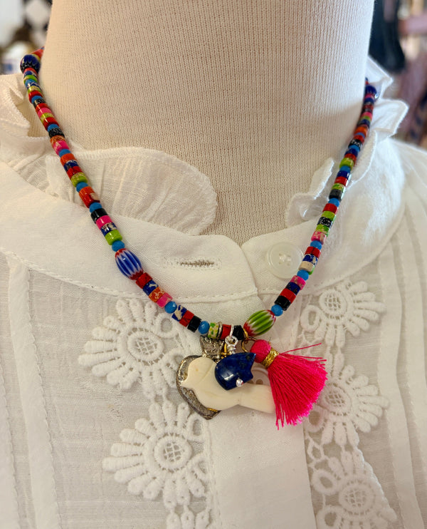 Cecil and Gunn - Necklace - Candy Cane - Cecil and Gunn