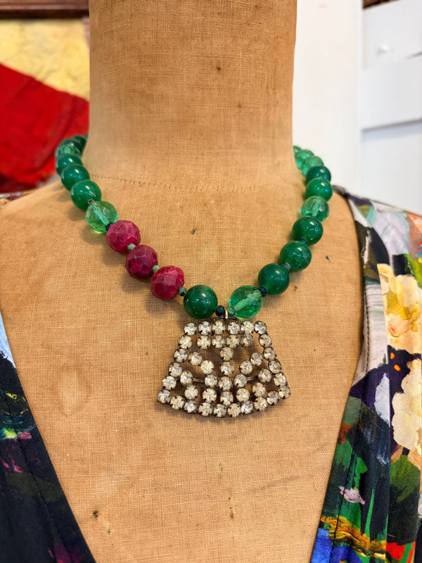 Cecil and Gunn - Necklace - Green Lollies - Cecil and Gunn