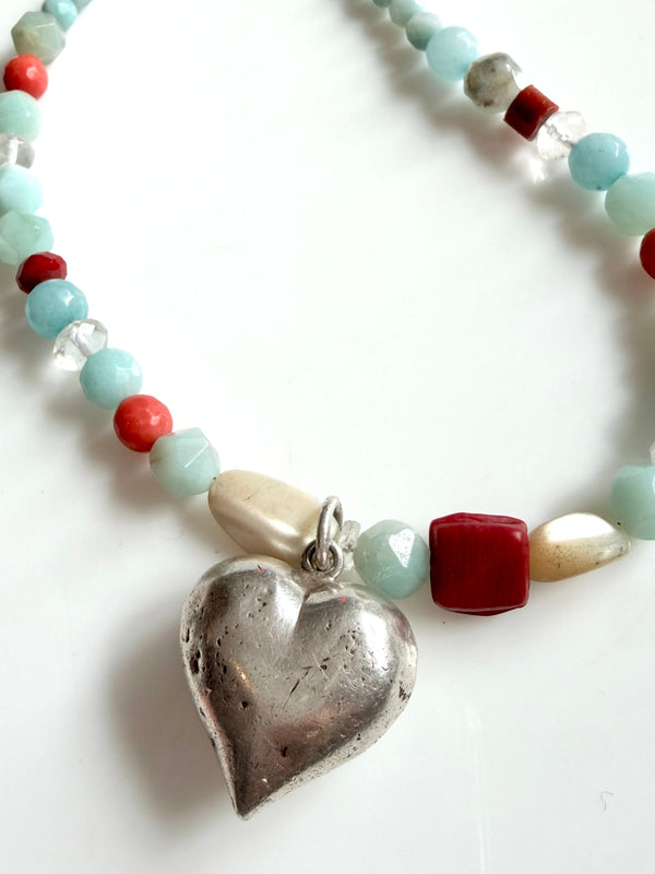 Cecil and Gunn - Necklace - Hearts A Lot - Cecil and Gunn