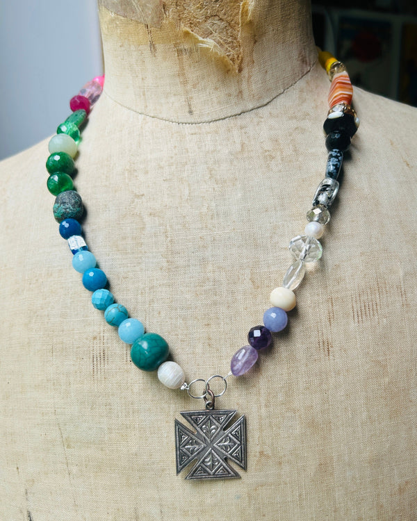 Cecil and Gunn - Necklace - Rainbow Slushie - Cecil and Gunn