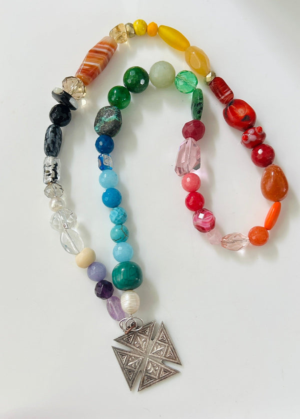 Cecil and Gunn - Necklace - Rainbow Slushie - Cecil and Gunn