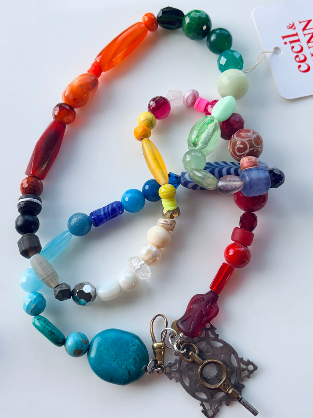Cecil and Gunn - Necklace - Rainbow Slushie - Cecil and Gunn