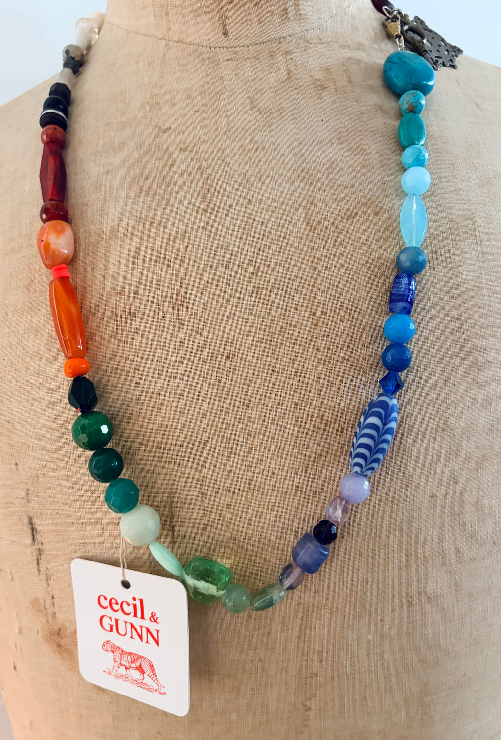 Cecil and Gunn - Necklace - Rainbow Slushie - Cecil and Gunn