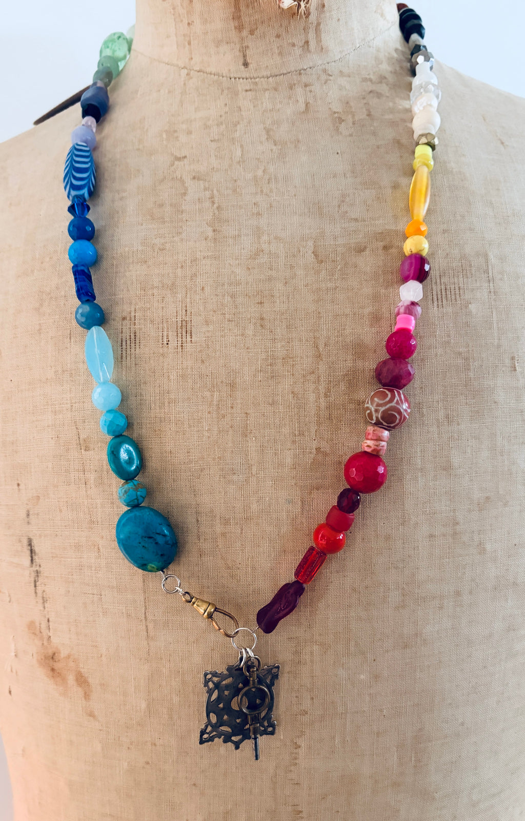 Cecil and Gunn - Necklace - Rainbow Slushie - Cecil and Gunn