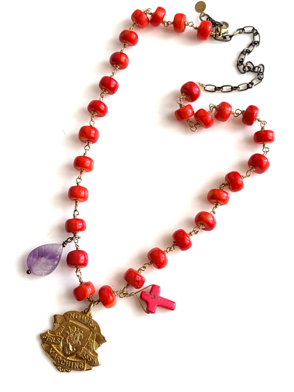 Cecil and Gunn - Necklace - Red! - Cecil and Gunn
