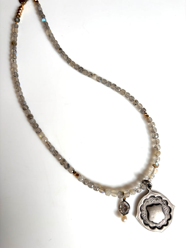 Cecil and Gunn - Necklace - The Moon - Cecil and Gunn