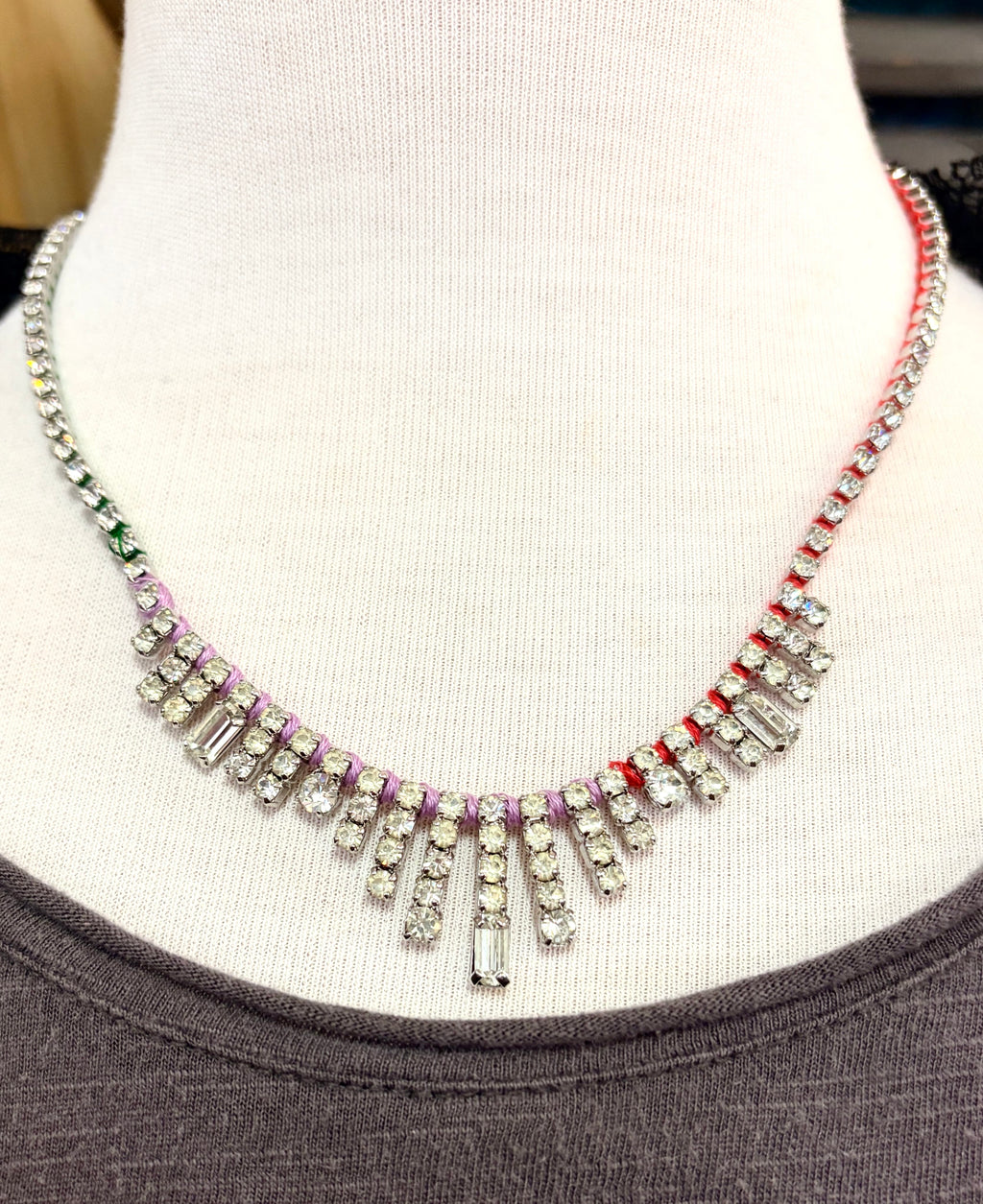Cecil and Gunn - Necklace - Threaded Sparkles - Cecil and Gunn
