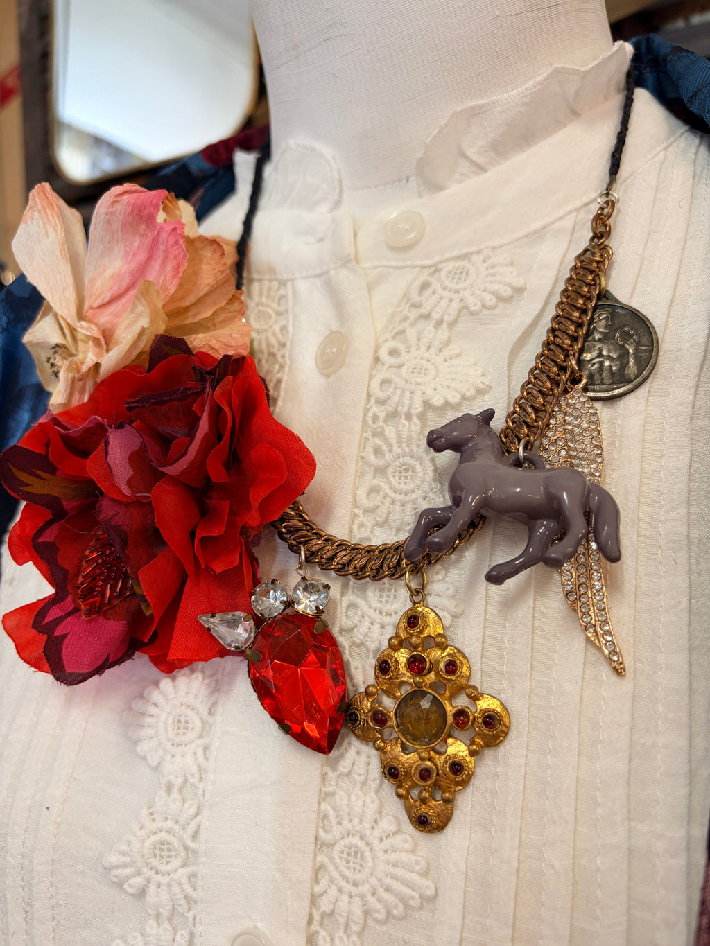 Cecil and Gunn - Necklace - Violets are Blue - Cecil and Gunn