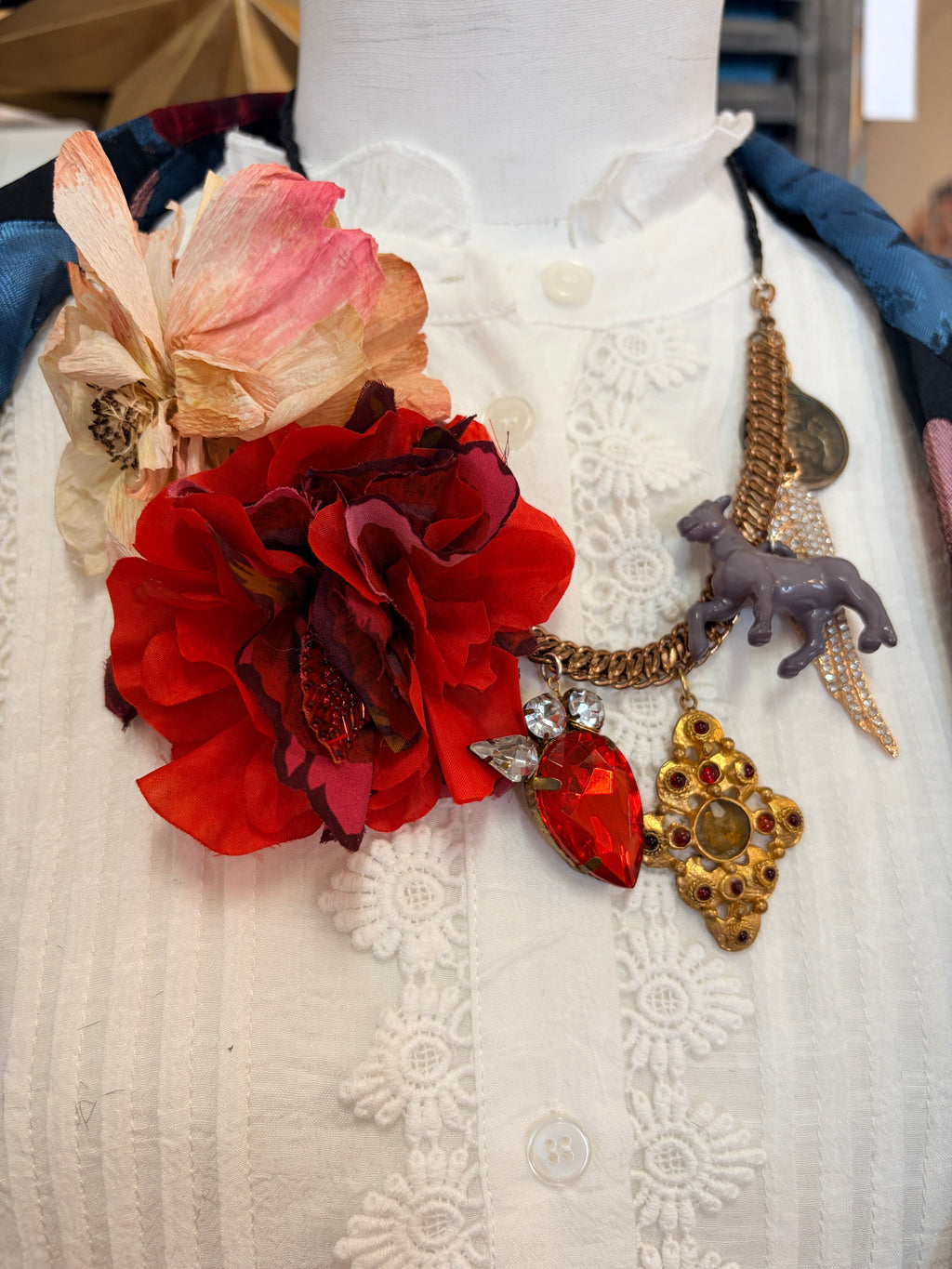 Cecil and Gunn - Necklace - Violets are Blue - Cecil and Gunn