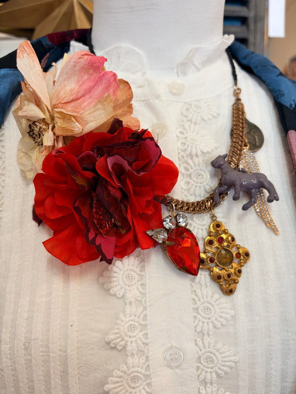 Cecil and Gunn - Necklace - Violets are Blue - Cecil and Gunn