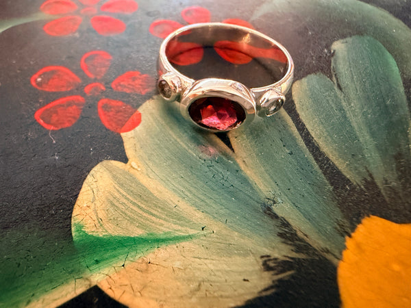 Cecil and Gunn - Ring - 3 Stone Rings - Cecil and Gunn