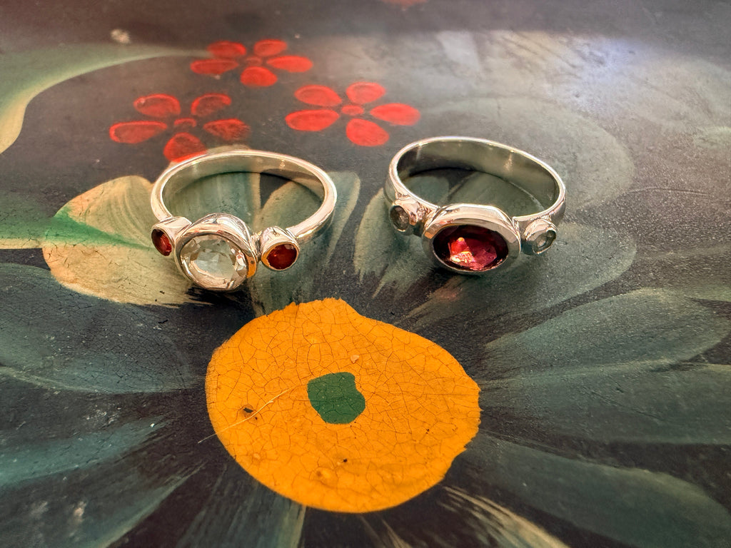 Cecil and Gunn - Ring - 3 Stone Rings - Cecil and Gunn