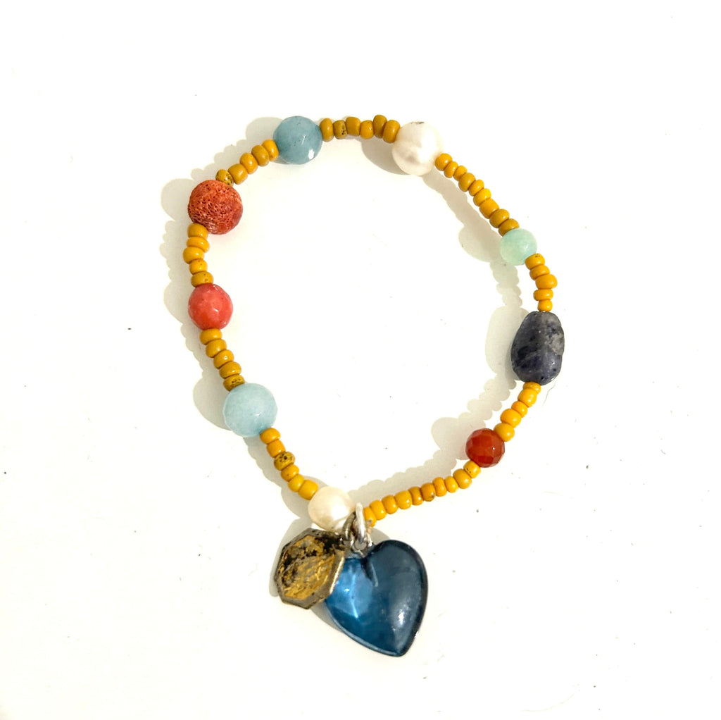 Cecil & Gunn - Bracelet - Amber and Carnelian Lollies - Cecil and Gunn