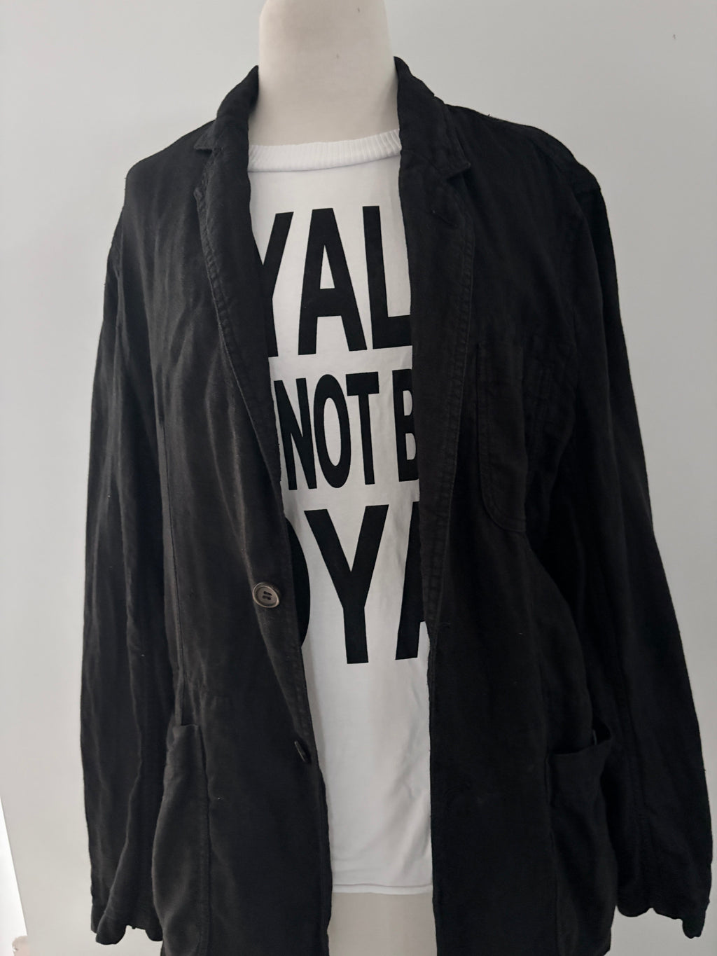 Cecil & Gunn Collections - Blazer - Comme des Garçons Linen Jacket - Cecil and Gunn