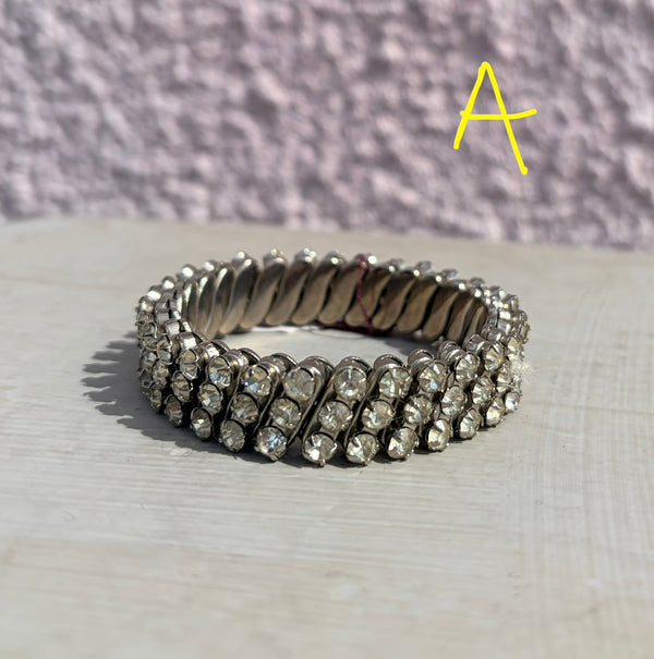 Cecil & Gunn Collections - Bracelet - Vintage Rhinestone expansion bracelets - Cecil and Gunn