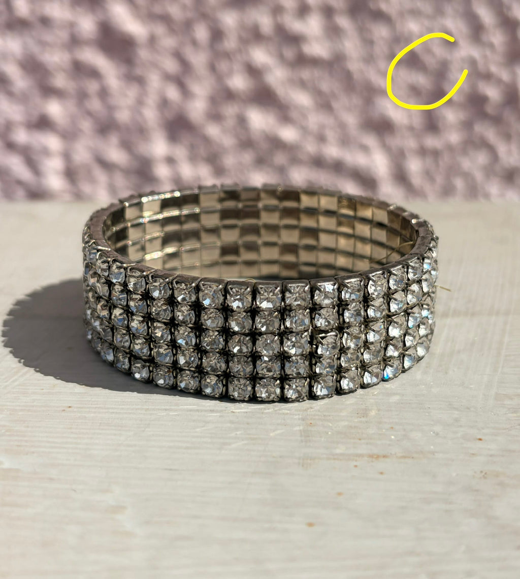 Cecil & Gunn Collections - Bracelet - Vintage Rhinestone expansion bracelets - Cecil and Gunn