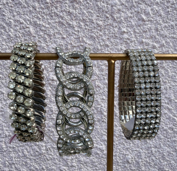 Cecil & Gunn Collections - Bracelet - Vintage Rhinestone expansion bracelets - Cecil and Gunn