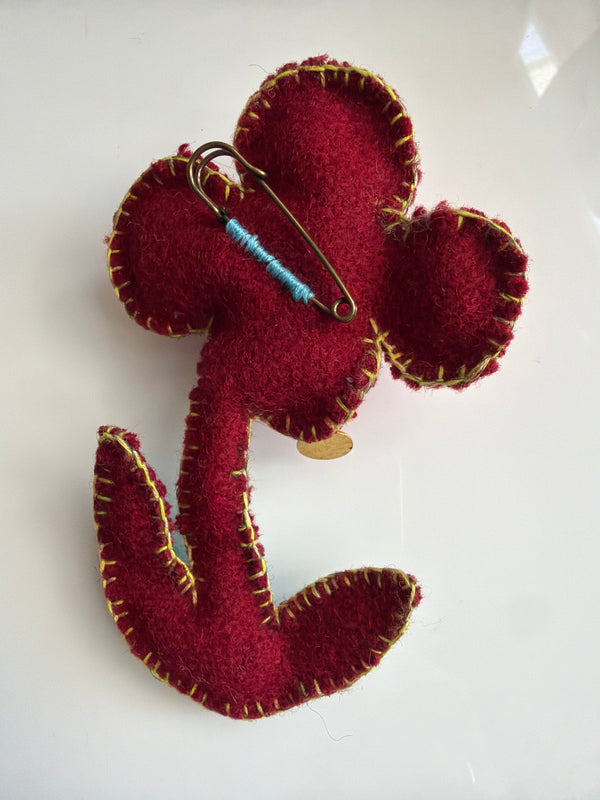 Cecil & Gunn Collections - Brooch - Made in Japan Felt Flower 1 - Cecil and Gunn