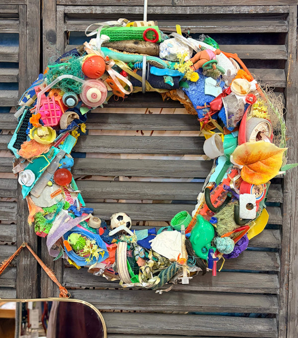 Cecil & Gunn Collections - Decor - Beached Beach Found Bits Wreath - Cecil and Gunn