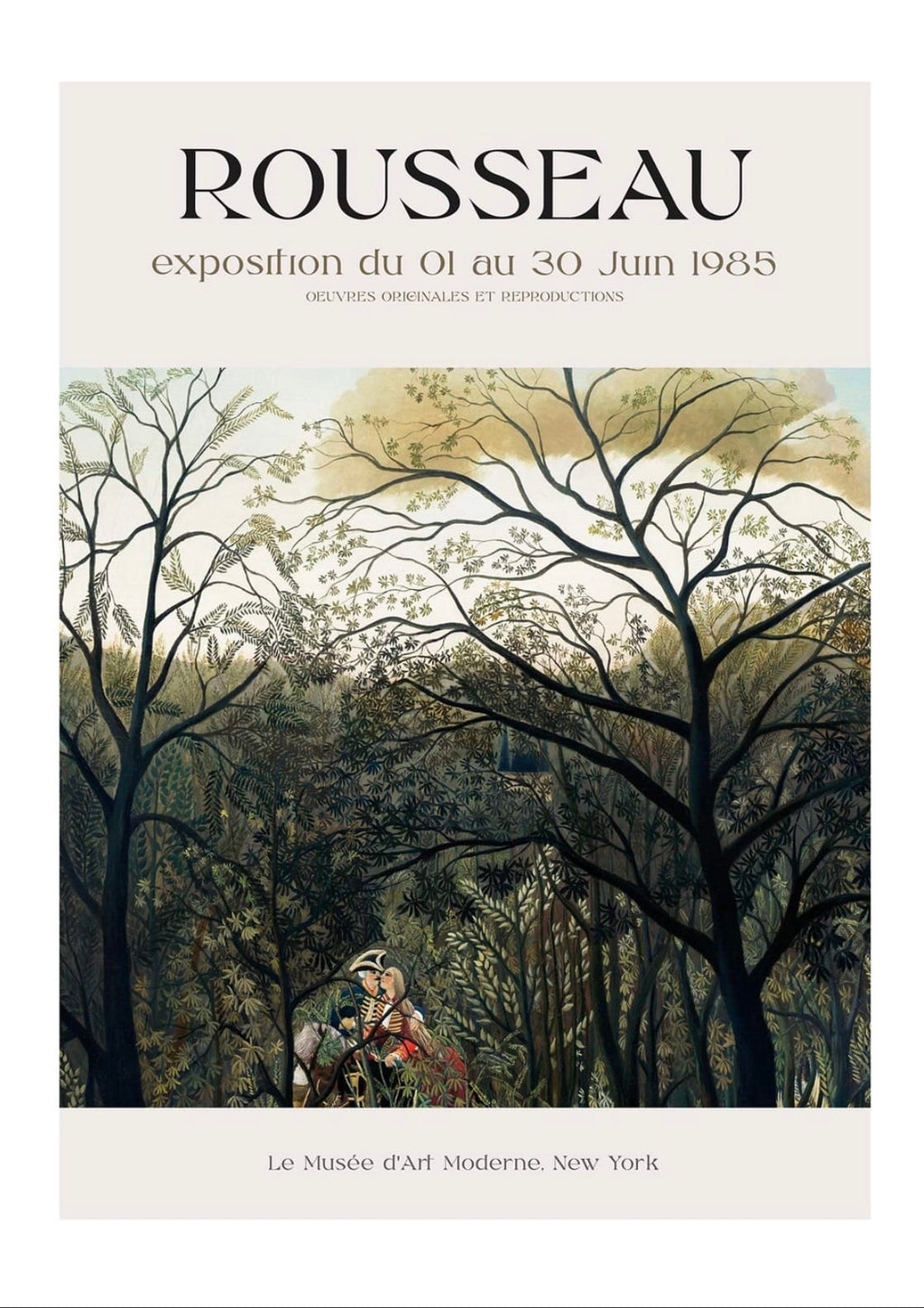 Cecil & Gunn Collections - Decor - Henri Roussaeu Exhibition Museum Poster Framed - Cecil and Gunn