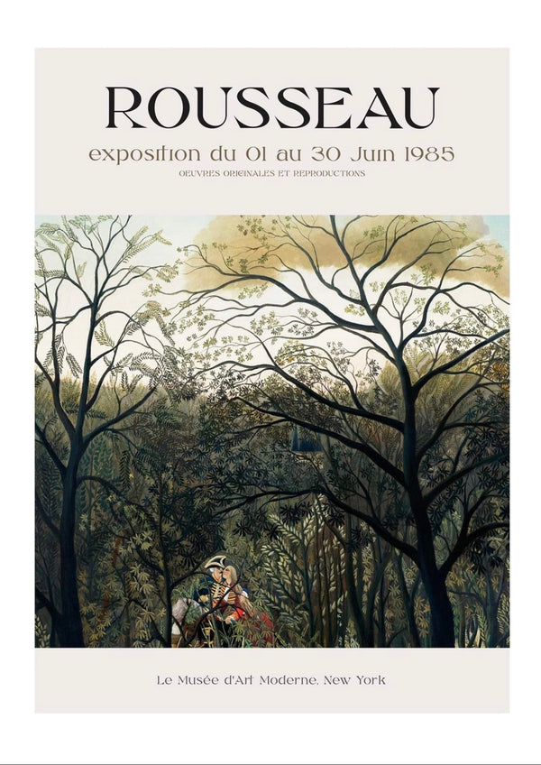 Cecil & Gunn Collections - Decor - Henri Roussaeu Exhibition Museum Poster Framed - Cecil and Gunn