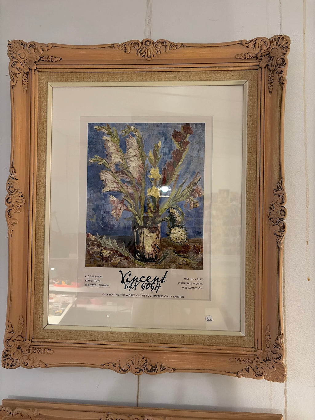 Cecil & Gunn Collections - Decor - Vincent Van Gogh Vase with Gladioli Exhibition Poster - Cecil and Gunn