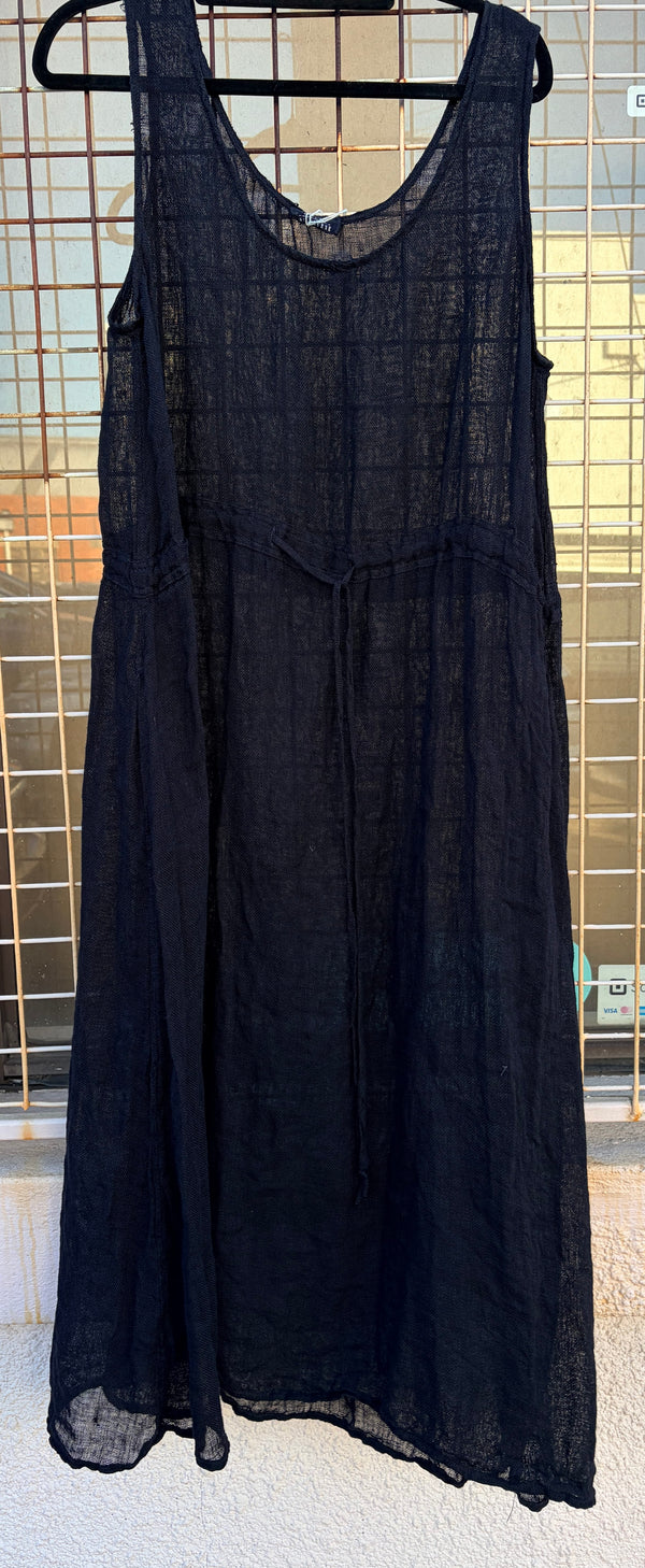 Cecil & Gunn Collections - Dress - Metta Linen Overdress - Cecil and Gunn