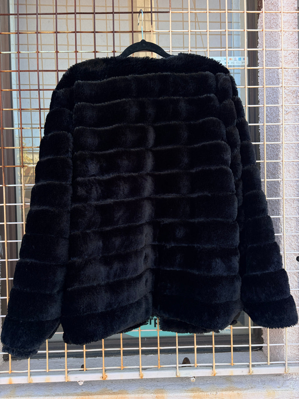 Cecil & Gunn Collections - Jacket - Black pretend Fur jacket - Cecil and Gunn