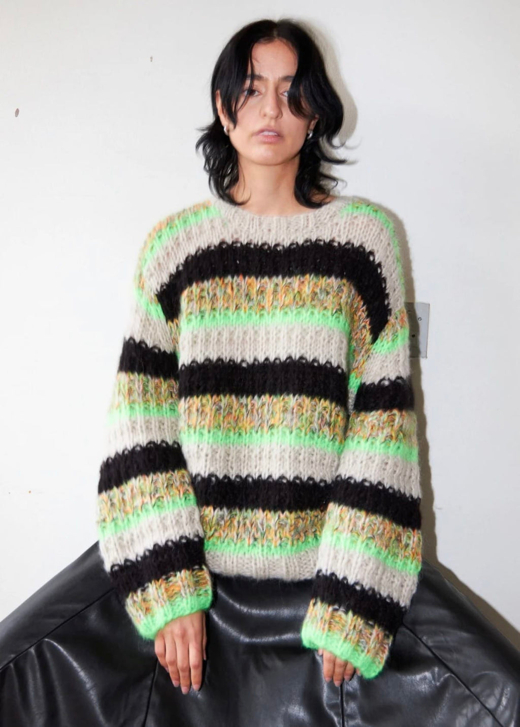 Cecil & Gunn Collections - Jumper - Dawn x Dare Savannah knit Lime - Cecil and Gunn