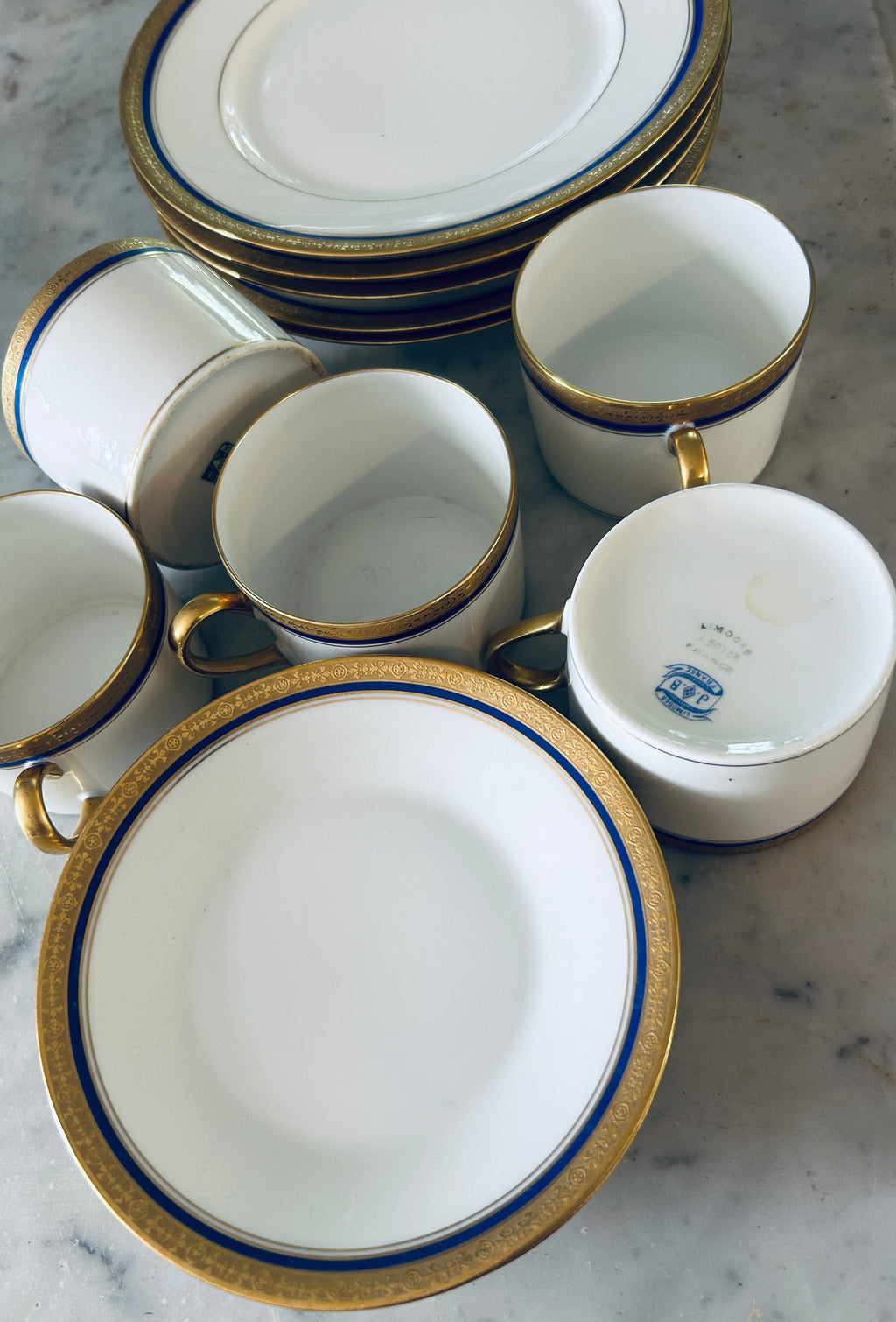 Cecil & Gunn Collections - Kitchen - Limoges 1920’s J&B Luncheon plates - Cecil and Gunn