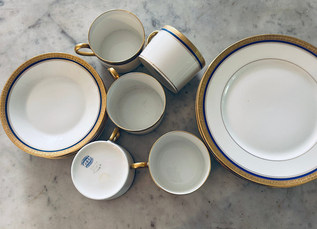 Cecil & Gunn Collections - Kitchen - Limoges 1920’s J&B Luncheon plates - Cecil and Gunn