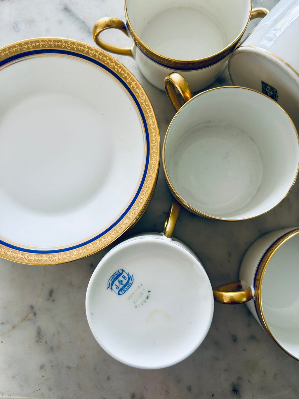 Cecil & Gunn Collections - Kitchen - Limoges 1920’s J&B Luncheon plates - Cecil and Gunn