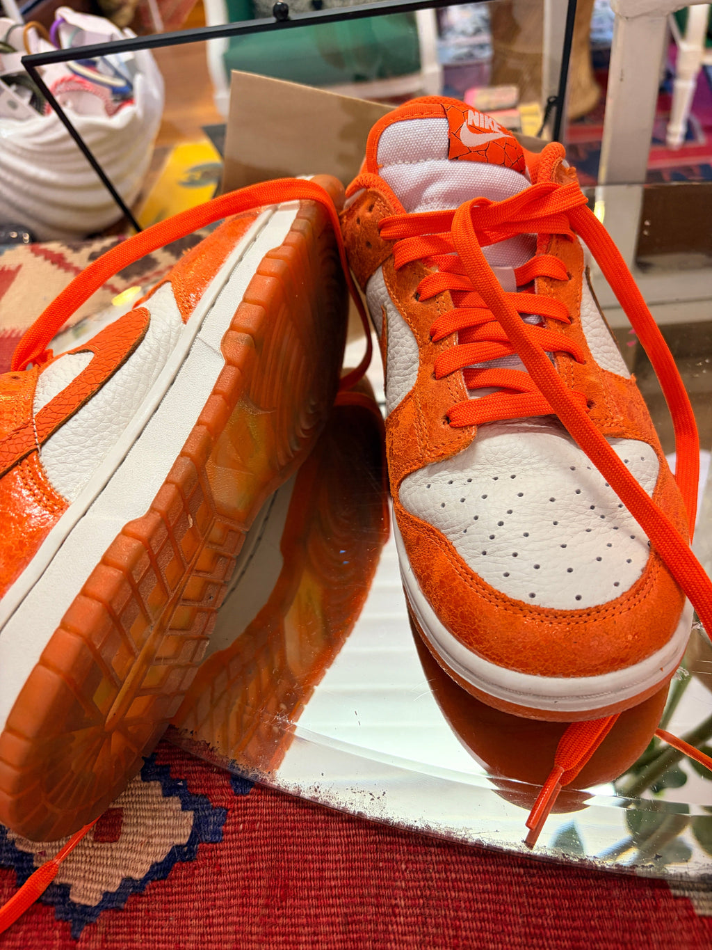 Cecil & Gunn Collections - Shoes - Nike Dunks with cracked leather - Cecil and Gunn