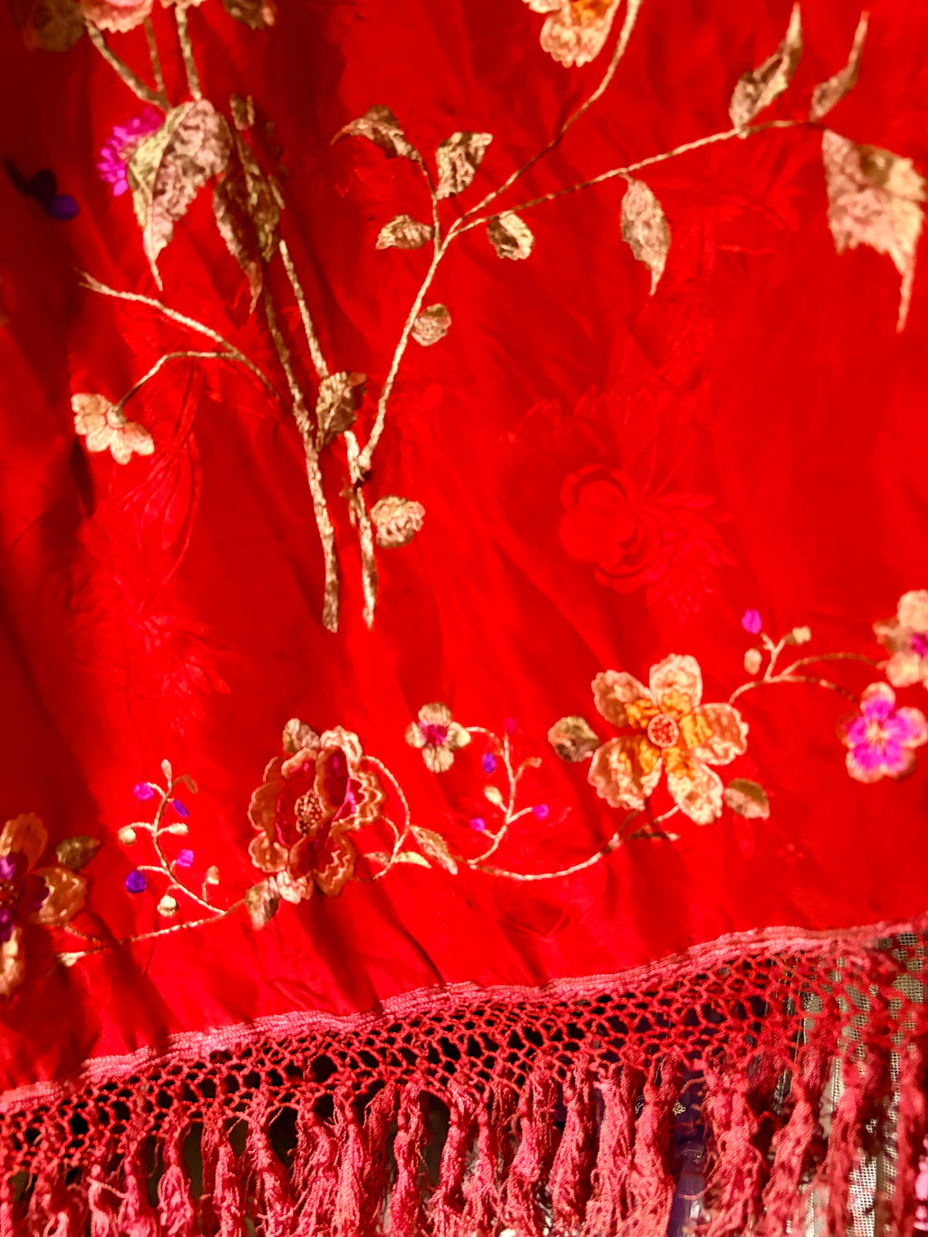 Cecil & Gunn Collections - Skirt - Chinese Silk Embroidered skirt panel - Cecil and Gunn
