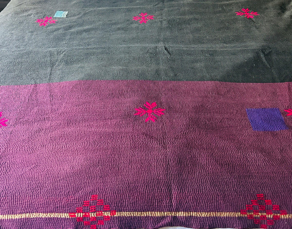 Cecil & Gunn Collections - Throw - Kantha Coverlet - Cecil and Gunn