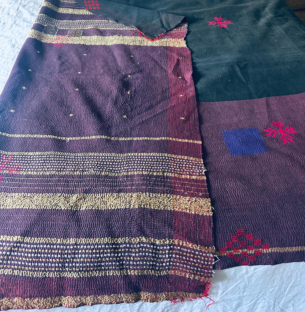 Cecil & Gunn Collections - Throw - Kantha Coverlet - Cecil and Gunn